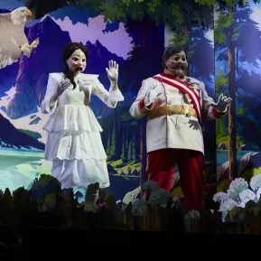 Das Bühnenbild von der Franz und Sisi Showeinlage bei DU MUSST DICH ENTSCHEIDEN