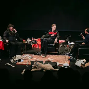 THE WORLD HEAVY-TALK CHAMPIONSHIPS -  Jonathan Meese, Kay Voges, Henning Nass