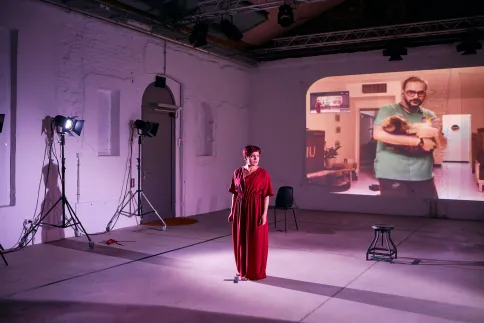 IN THE MEANTIME: A PLAY ACROSS TWO CONTINENTS – Amineh Arani