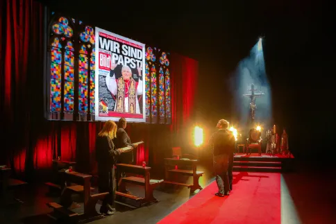 DAS SCHWEIGEN DES HEILIGEN VATERS Nachgespräch – Anja Laïs, Paul Grill, Andreas Beck, Bettina Lieder