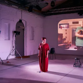 IN THE MEANTIME: A PLAY ACROSS TWO CONTINENTS – Amineh Arani