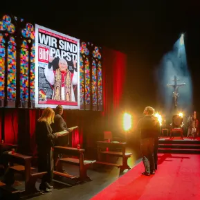 DAS SCHWEIGEN DES HEILIGEN VATERS Nachgespräch – Anja Laïs, Paul Grill, Andreas Beck, Bettina Lieder