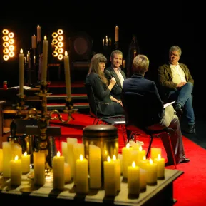 DAS SCHWEIGEN DES HEILIGEN VATERS Nachgespräch – Anna Kassin, Joachim Frank, Traudl Bünger, Marcus Bensmann