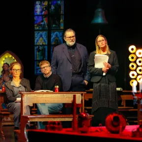 DAS SCHWEIGEN DES HEILIGEN VATERS Nachgespräch – Anja Laïs, Paul Grill, Andreas Beck, Bettina Lieder